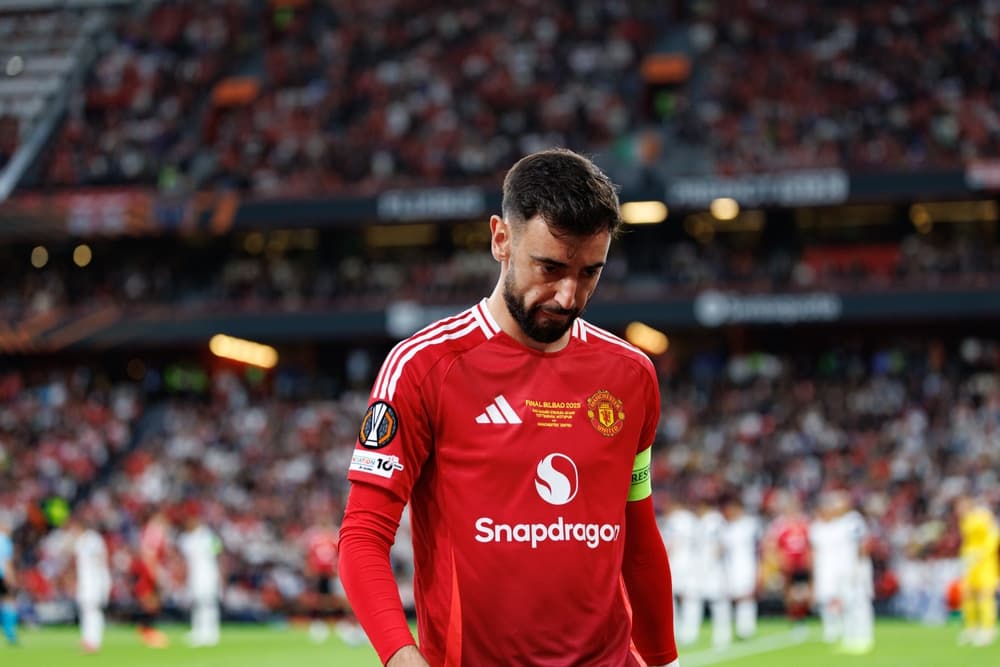 Bilbao,,Spain:,05,17,2025:,Bruno,Fernandes,Seen,During,Uefa
