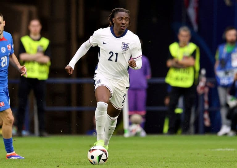 Eberechi Eze playing for England