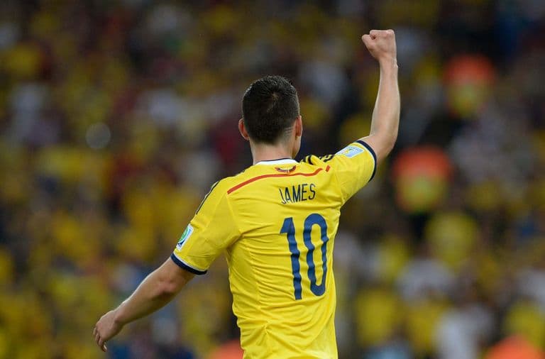 Colombia player James Rodriguez