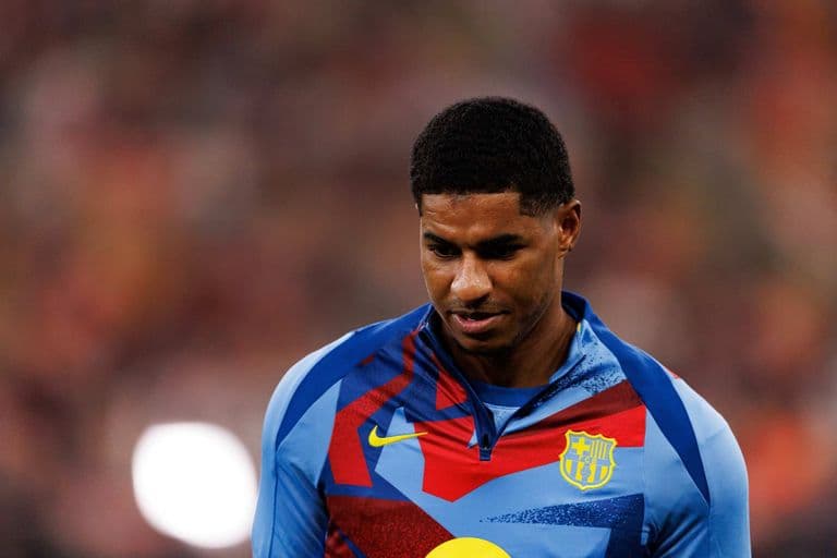 FC Barcelona striker Marcus Rashford