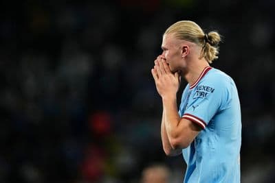 Manchester City striker Erling Haaland