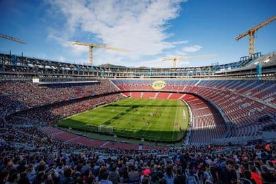 New Camp Nou stadium in Barcelona