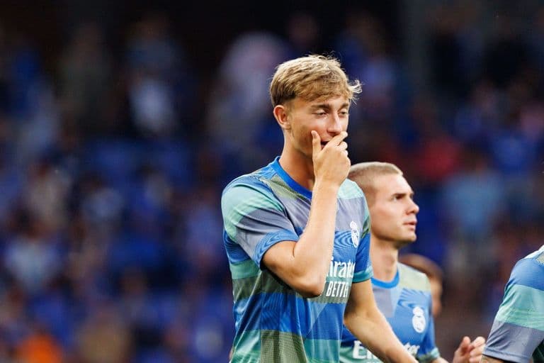 Real Madrid defender Dean Huijsen