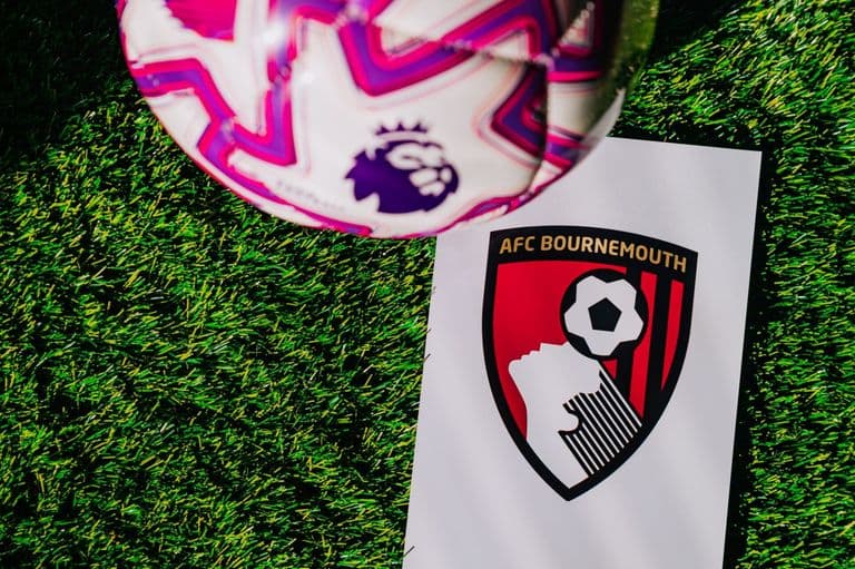 AFC Bournemouth football club logo with Premier League ball