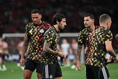 Sandro Tonali and Bruno Guimarães