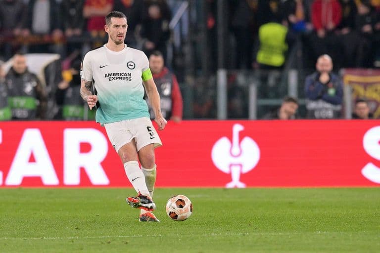 Brighton & Hove Albion captain Lewis Dunk is suspended