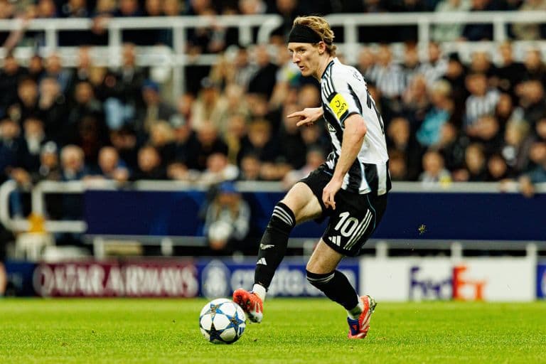 Newcastle winger Anthony Gordon