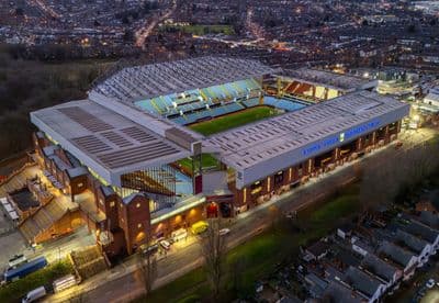Aston Villa stadium Villa Park from above