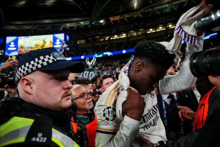 Aurelien Tchouameni playing for Real Madrid