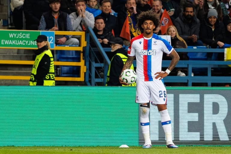 Chris Richards playing for Crystal Palace