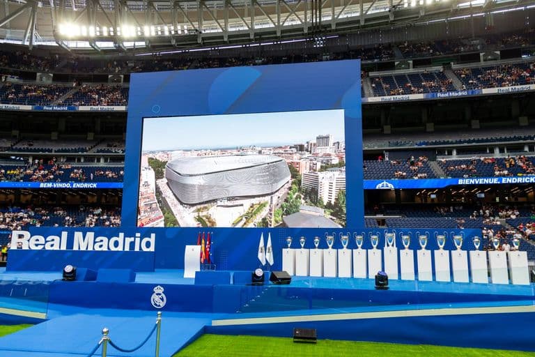 Madrid,,Spain,-,July,27,,2024:,Soccer,Player,Endrick,Is
