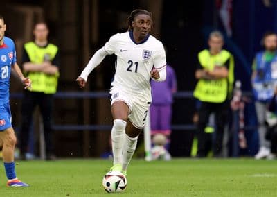 Eberechi Eze playing for England