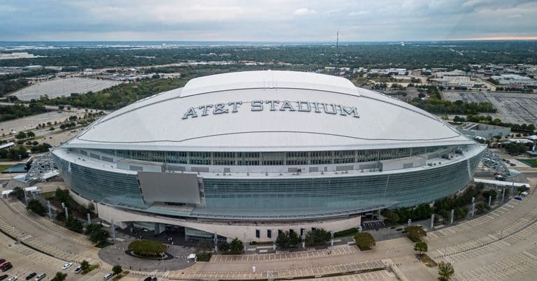 AT&T Stadium, home to the NFL Dallas Cowboys,