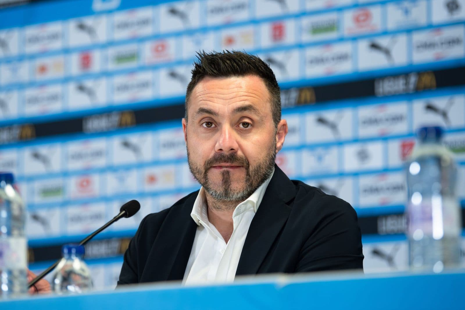 Italian football manager Roberto de Zerbi