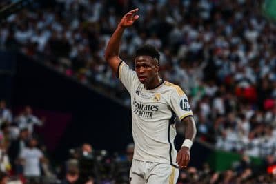 Vinicius Junior playing for Real Madrid